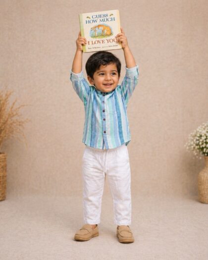 Handwoven Ponduru Cotton Shirt With Pants