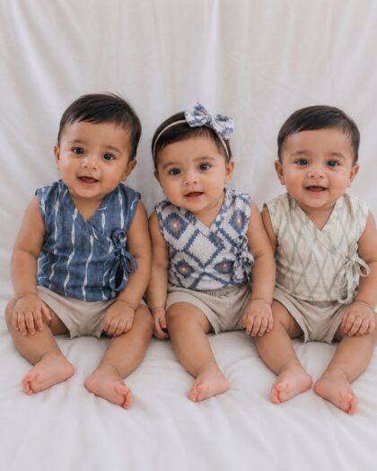 Handwoven ikkat Jablas set of 3
